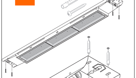 Direct ceiling mount